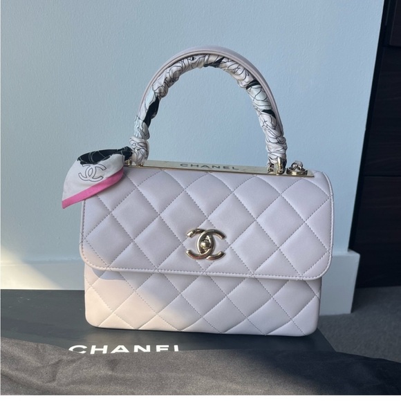 Chanel small trendy cc pink lilac 20a Quilted Shoulder Bag - Picture 1 of 9
